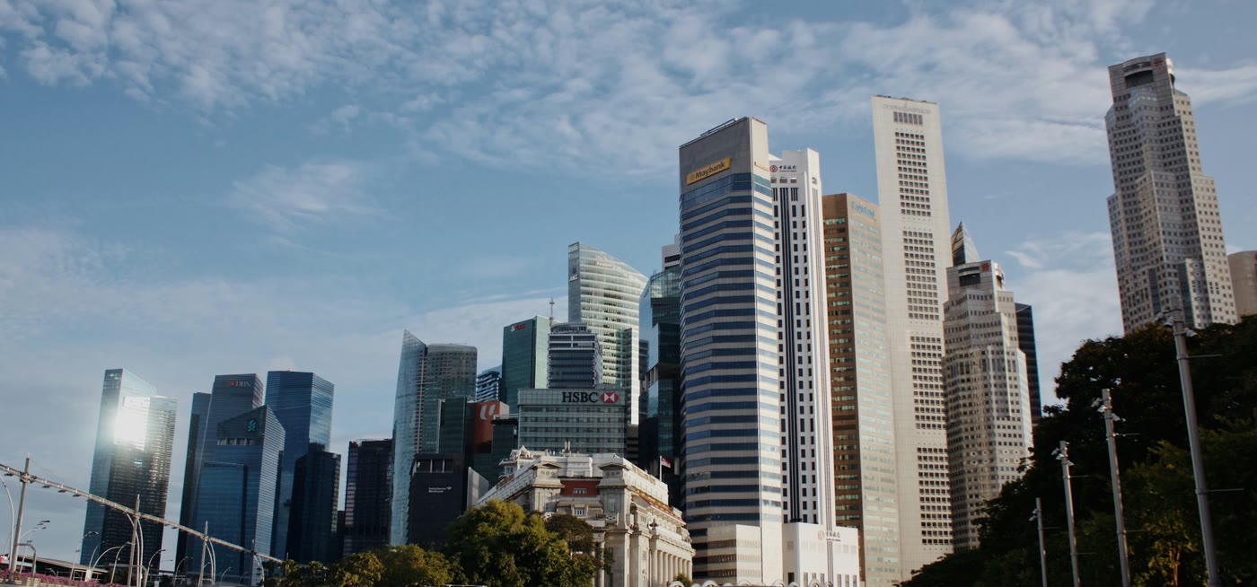 IPO and capital markets advisory: the Singapore central business district and financial institutions along the Singapore River